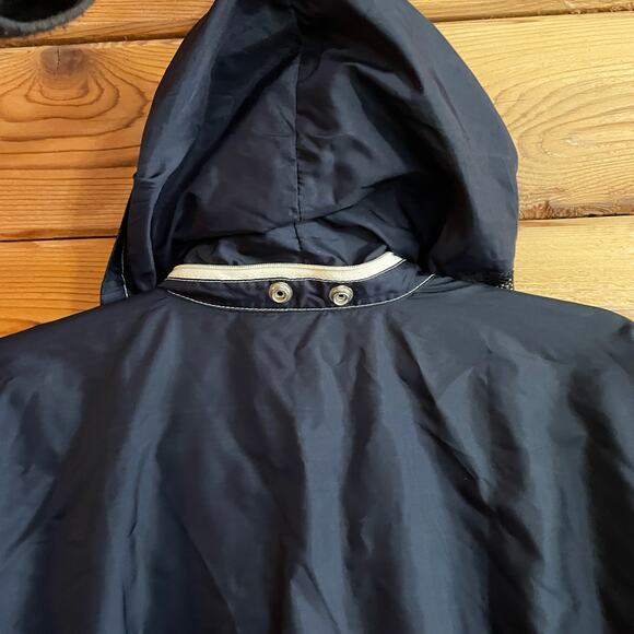 The Alligator Dark Blue Rain Jacket coat size Medium - Picture 4 of 8